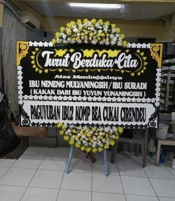 Papan Bunga di Bentak Sidoharjo